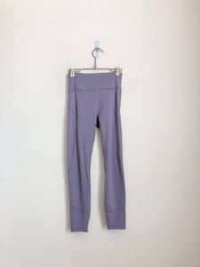 Lululemon In Movement  Everlux 7/8 Tight purple leggings‎ size 4